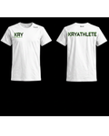 KRYATHLETE Logo White Performance T-shirt