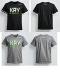 KRY Big Logo black or grey Cotton T-shirt