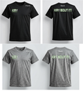 KRY BOUT IT! black or grey Performance T-shirt