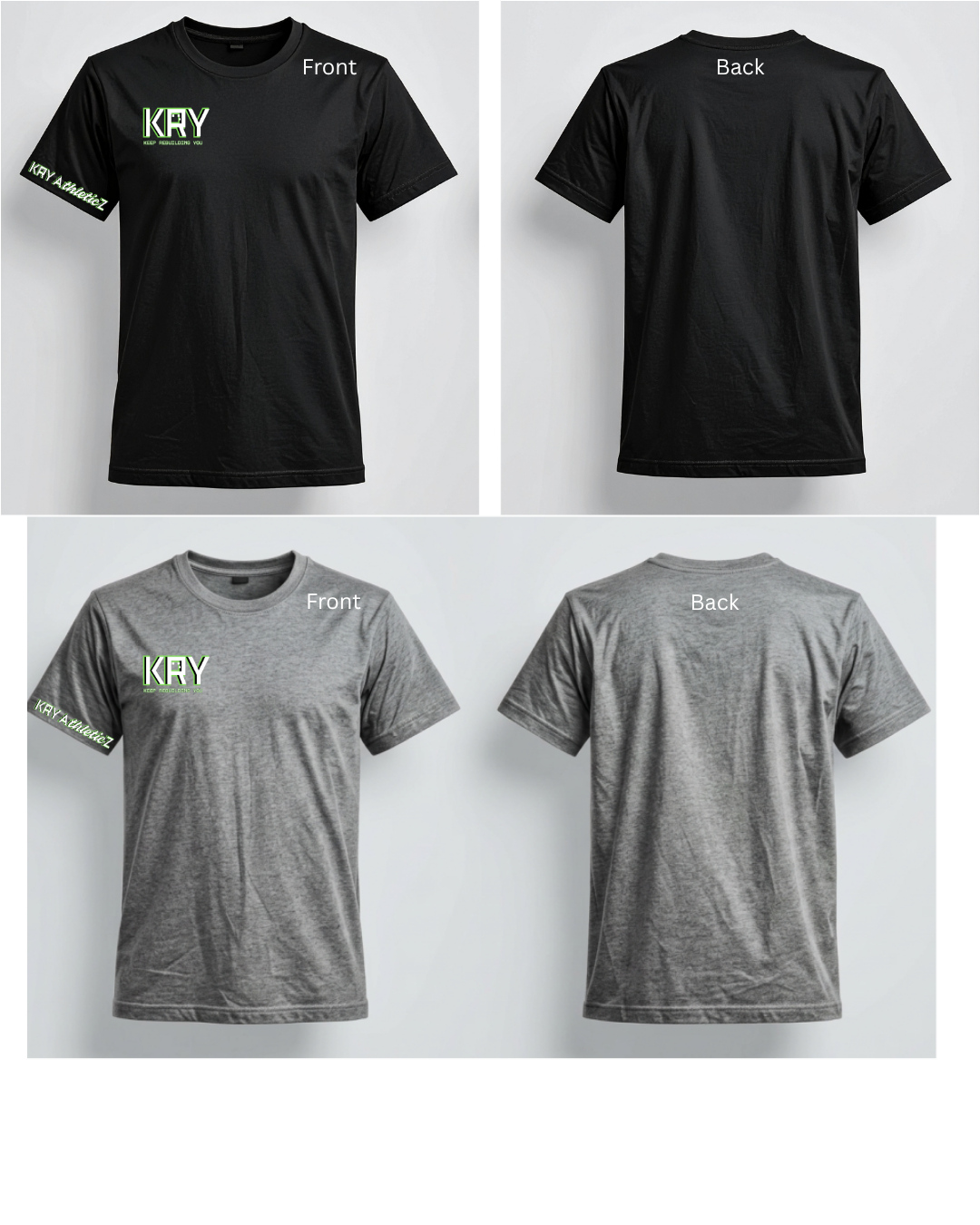 KRY Pocket Logo black or grey Cotton T-shirt