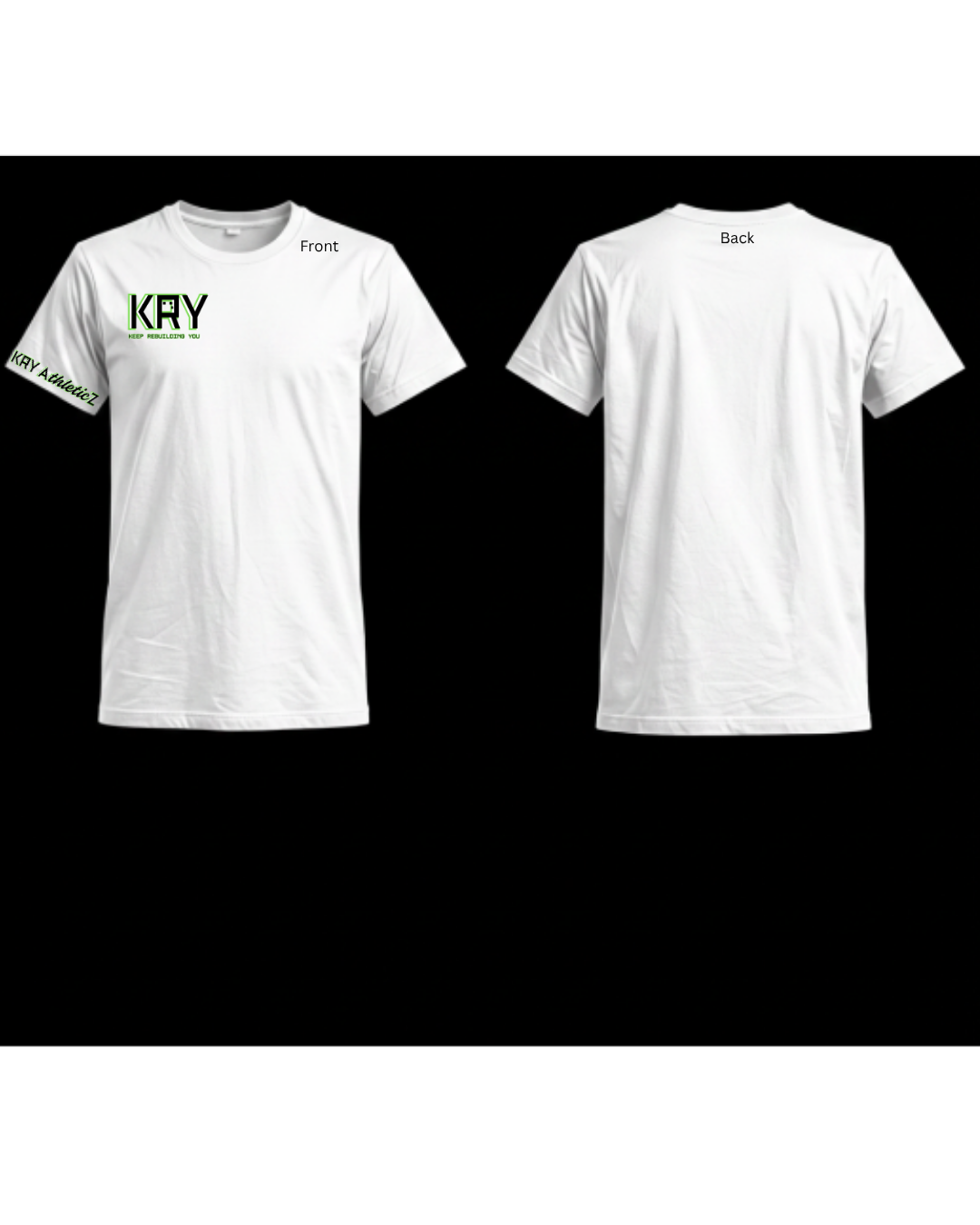 KRY Pocket Logo White Cotton T-shirt
